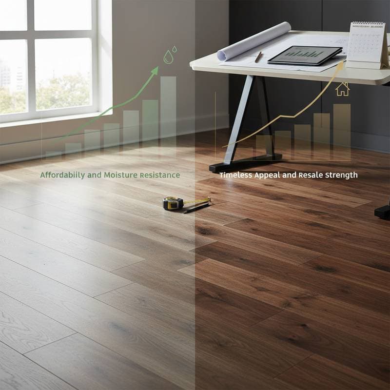 Featured image for LVP vs Hardwood: 2025 Costs to Help You Decide