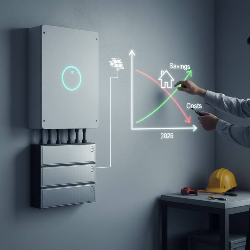 Featured image for Battery Backup Costs vs Savings Through 2026