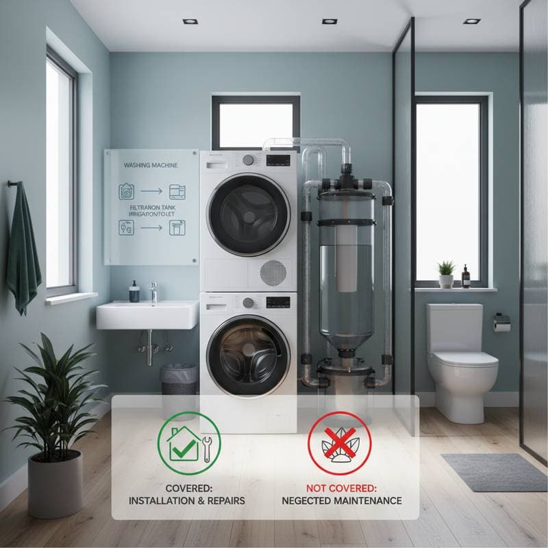 Featured image for What Home Warranties Actually Cover for Greywater Systems