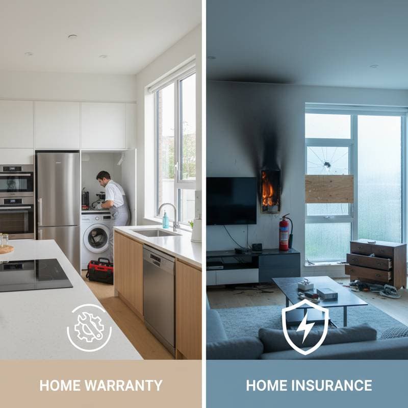 Featured image for Home Warranty Covers Wear, Insurance Covers Damage