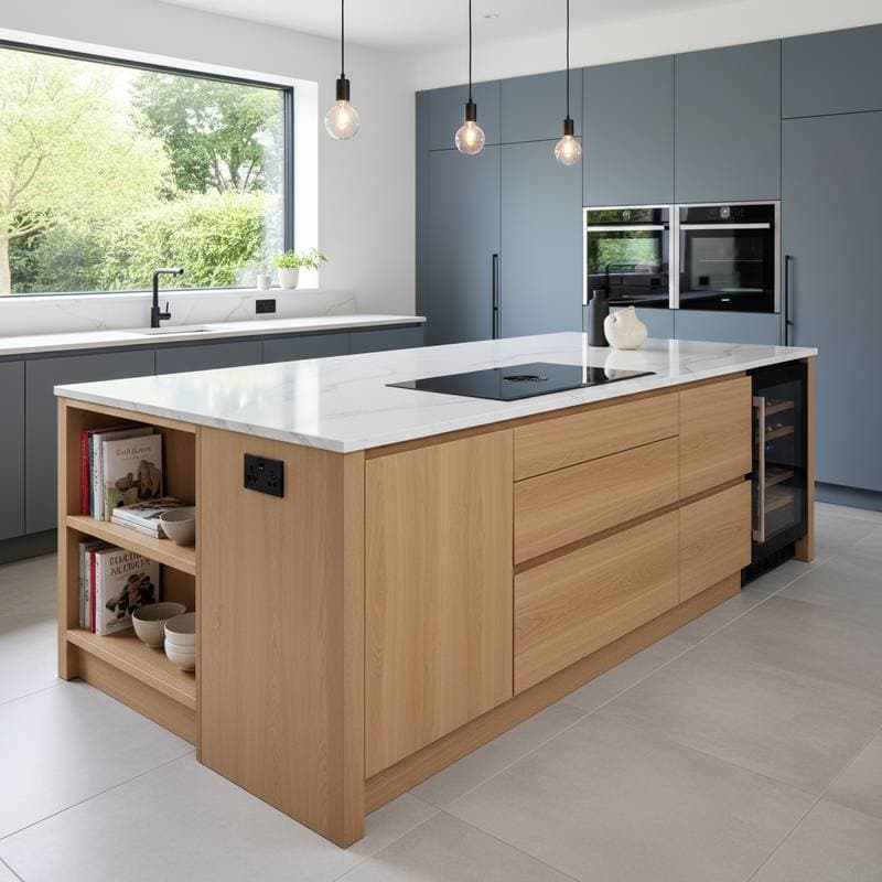 Image for Kitchen Islands Cost $2,500-$8,000 in 2025