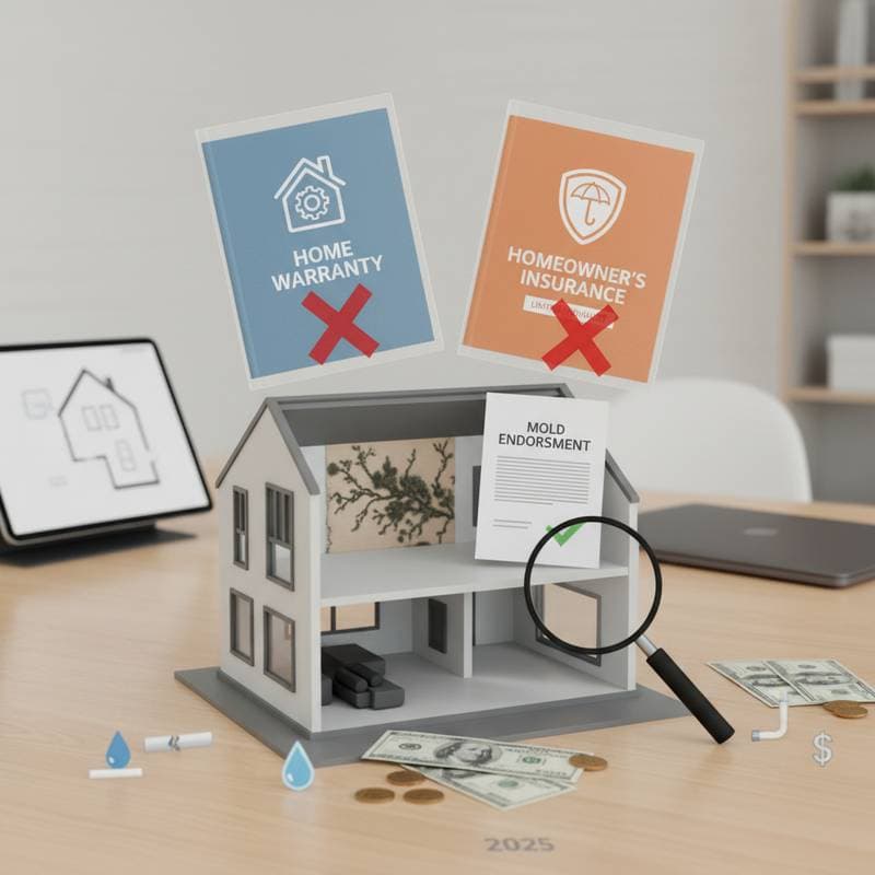 Featured image for Mold Coverage: Why Both Warranties and Insurance Fall Short