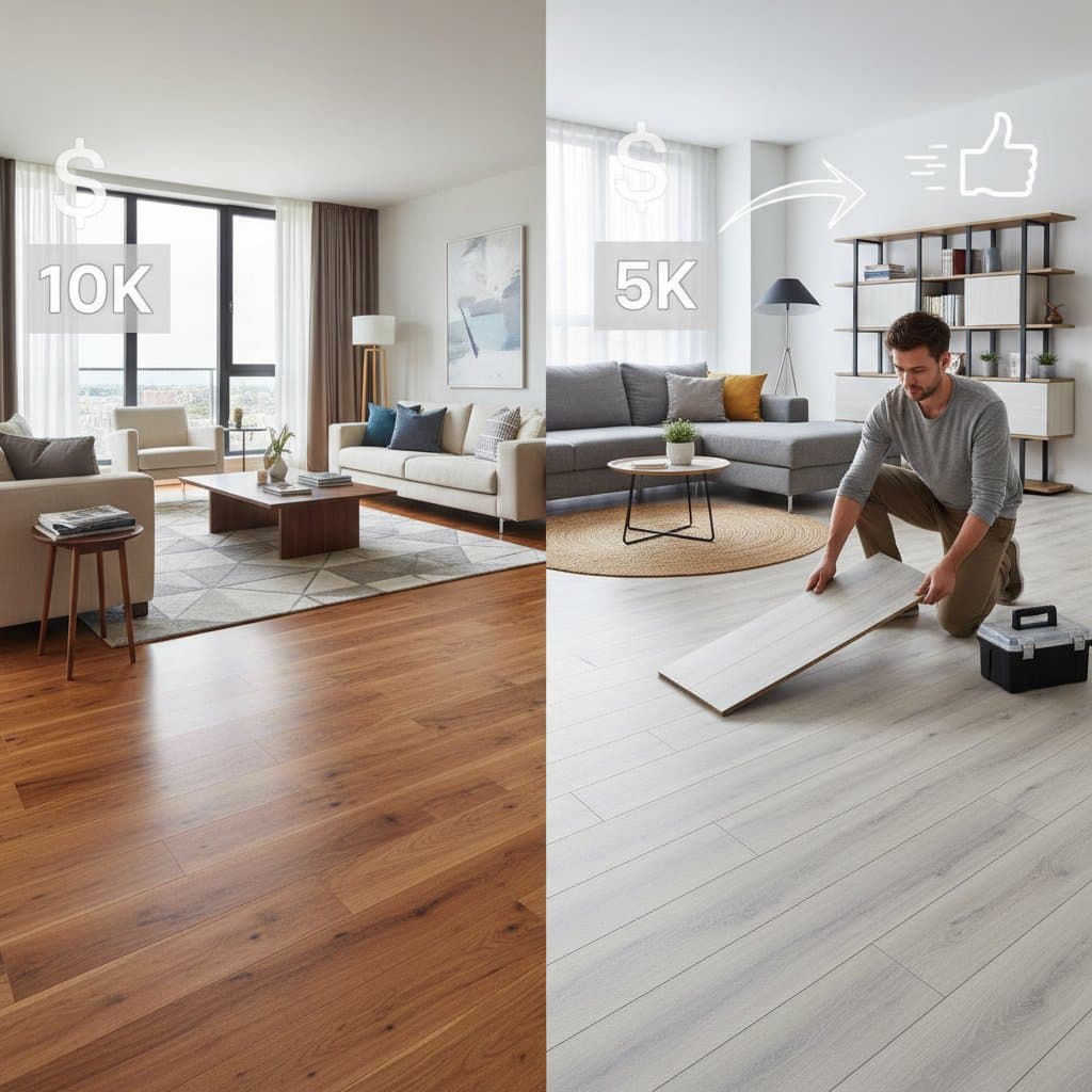 Image for Hardwood vs LVP: 2025 Costs Reveal True Winner