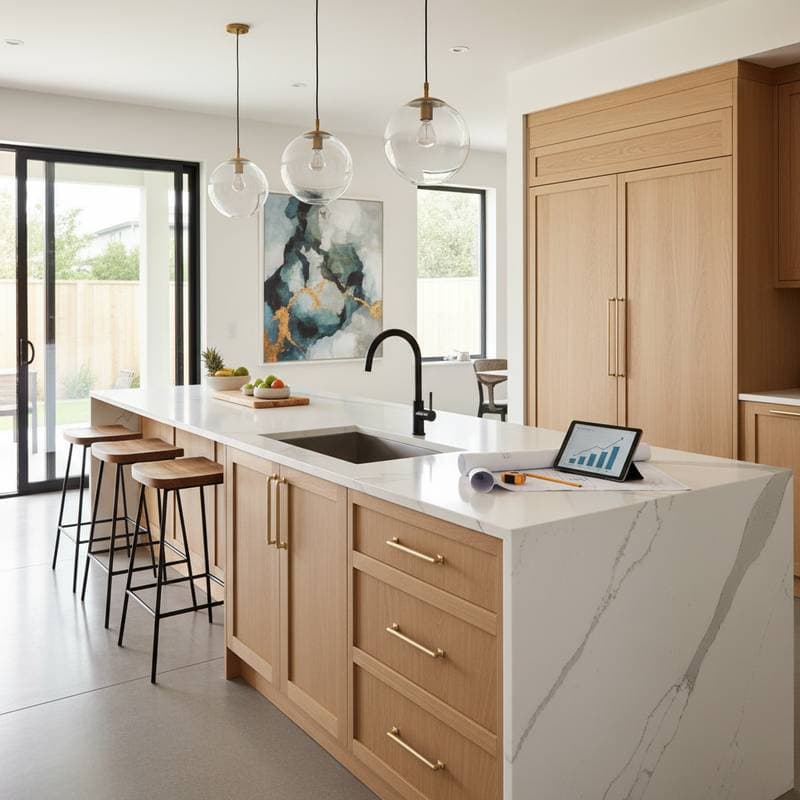 Image for Kitchen Islands Return 60-80% at Resale: Cost Breakdown