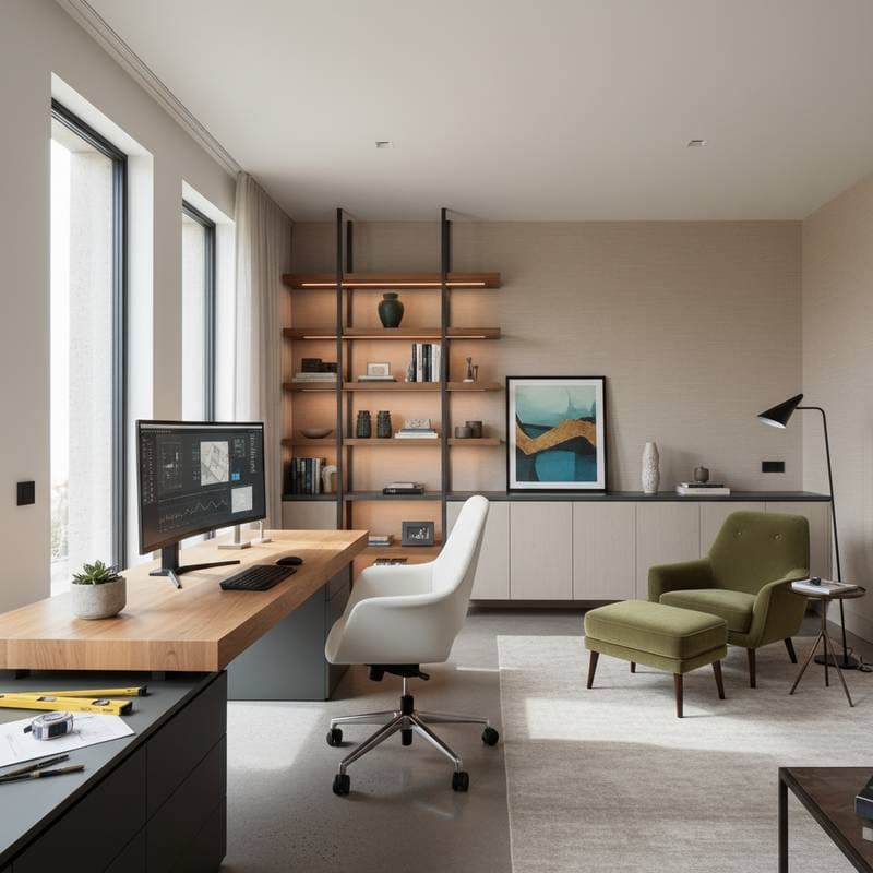 Image for Home Office Remodels Average $14,800 in 2025