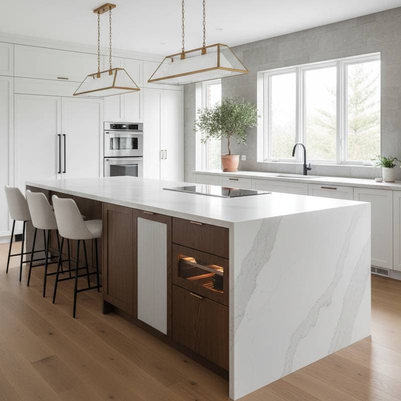 Featured image for Kitchen Island Costs: $8K-$25K in 2025