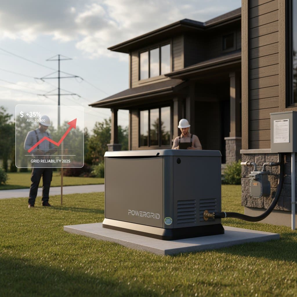 Featured image for Generator Costs Jump 35% as Grid Failures Multiply