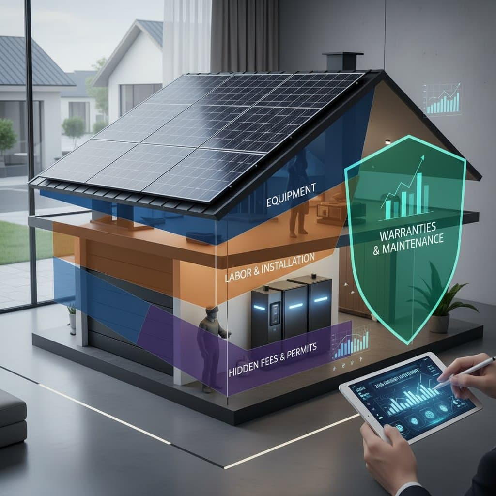 Featured image for What Solar and Battery Systems Really Cost in 2026