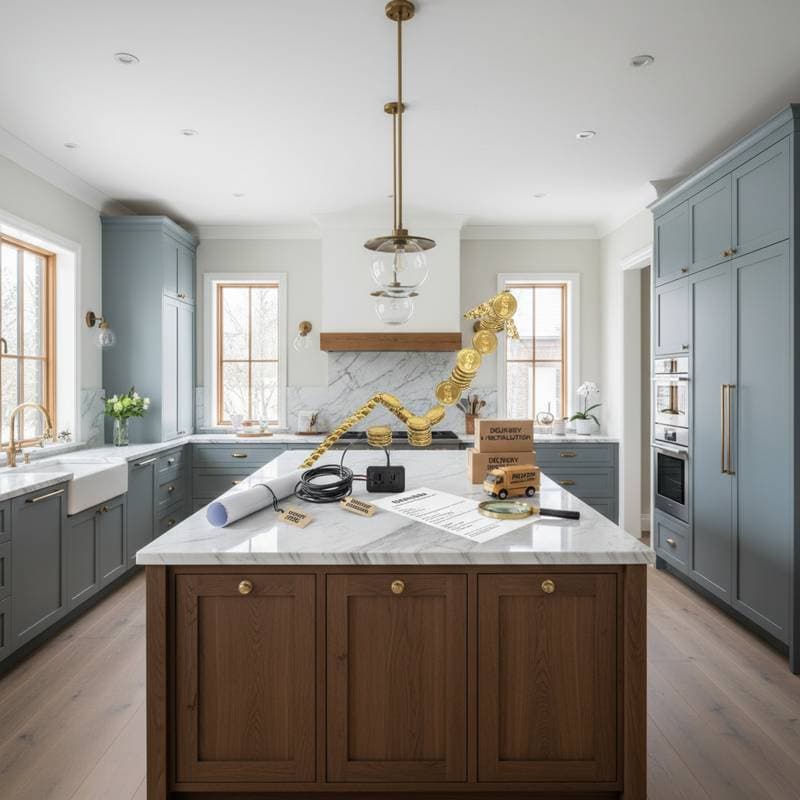 Featured image for Hidden Fees That Inflate Kitchen Island Costs