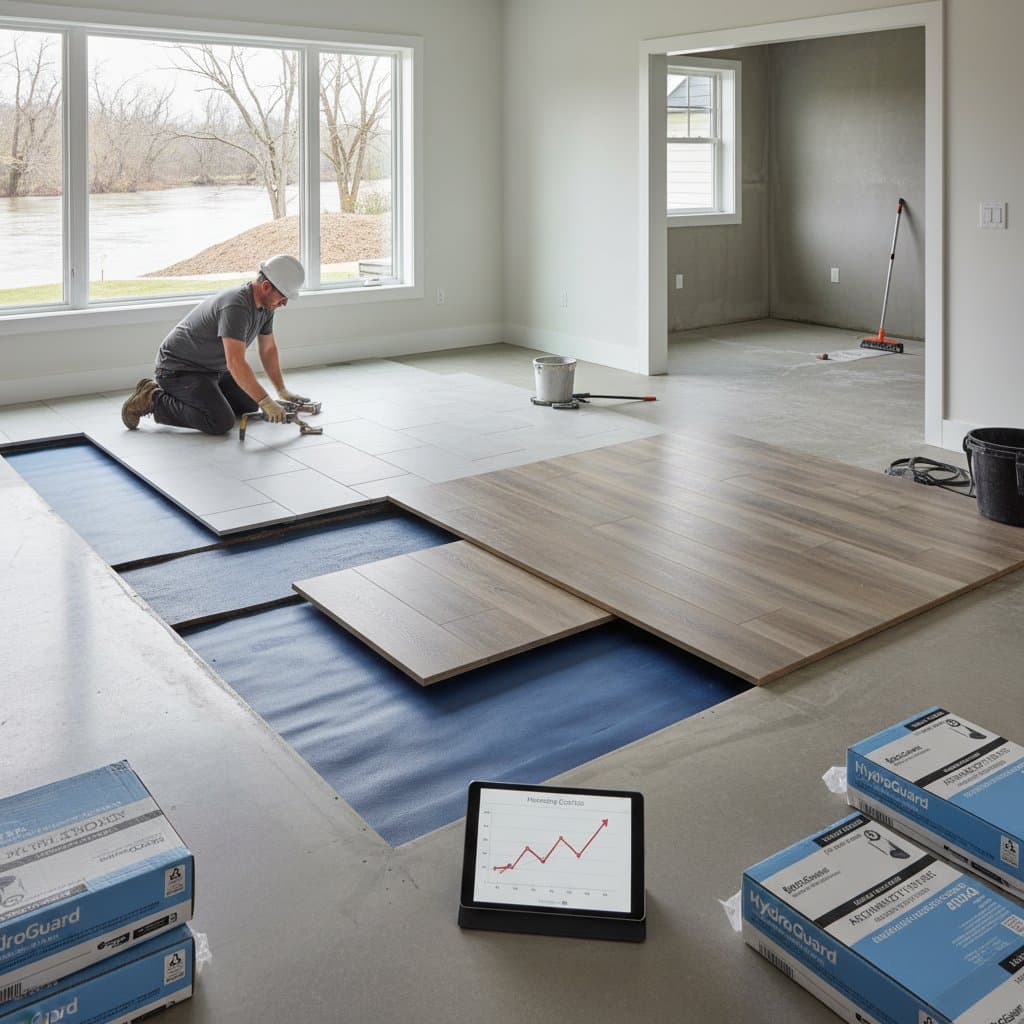 Featured image for Flood-Resistant Flooring Costs Rise in 2026