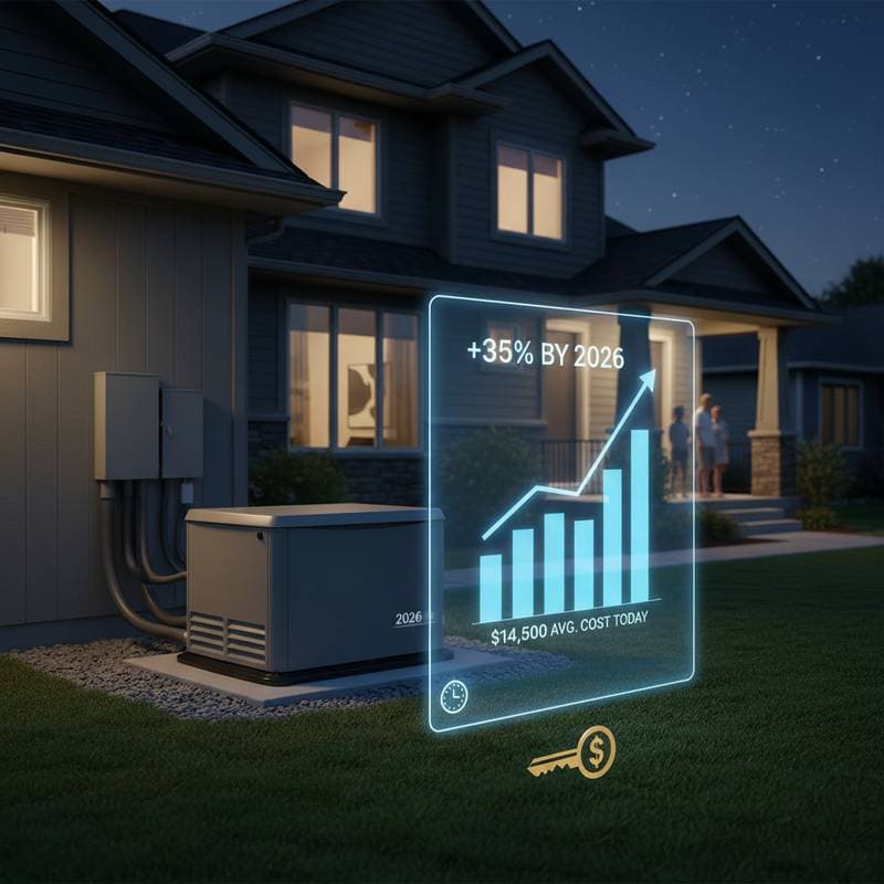 Image for Generator Costs Rising 35% Through 2026