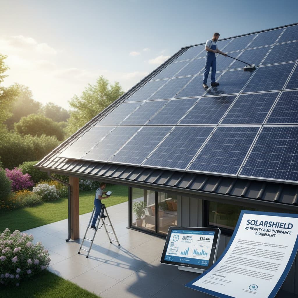 Image for Solar Panel Maintenance Costs $150-$700 Per Visit in 2026