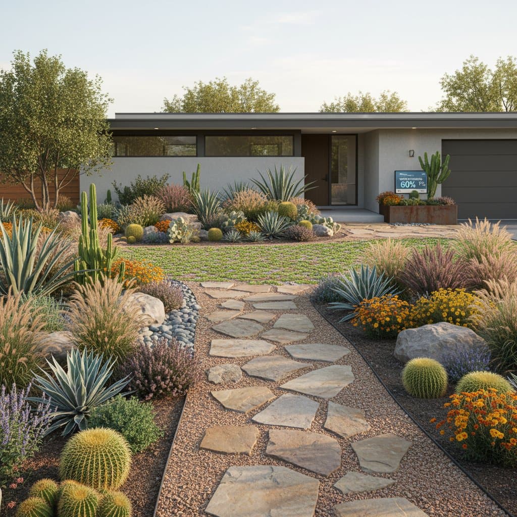 Featured image for Xeriscaping Cuts Water Bills While Keeping Curb Appeal