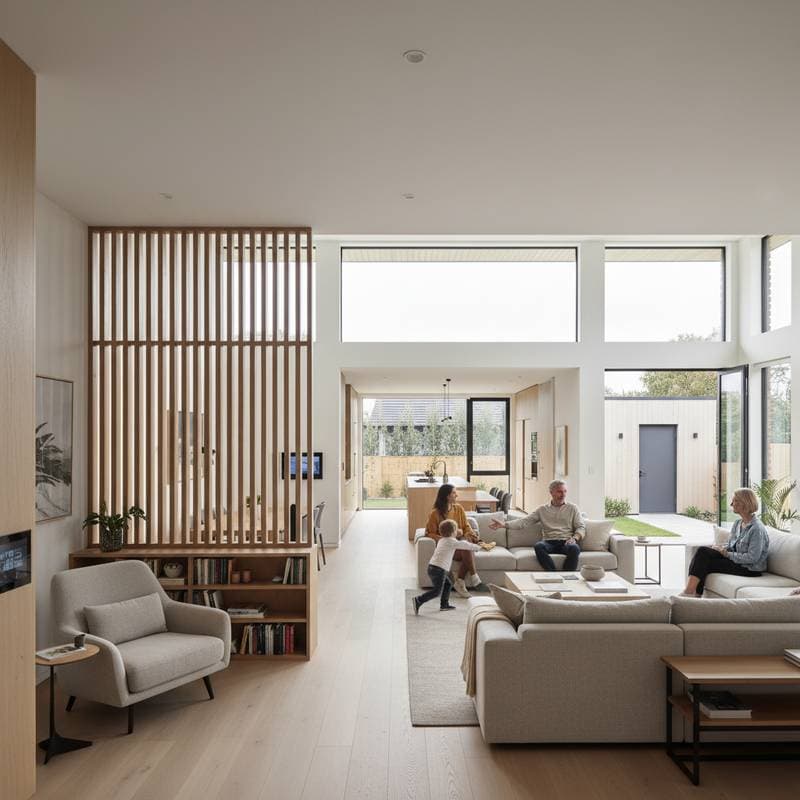 Image for Multigenerational Homes Balance Privacy and Connection
