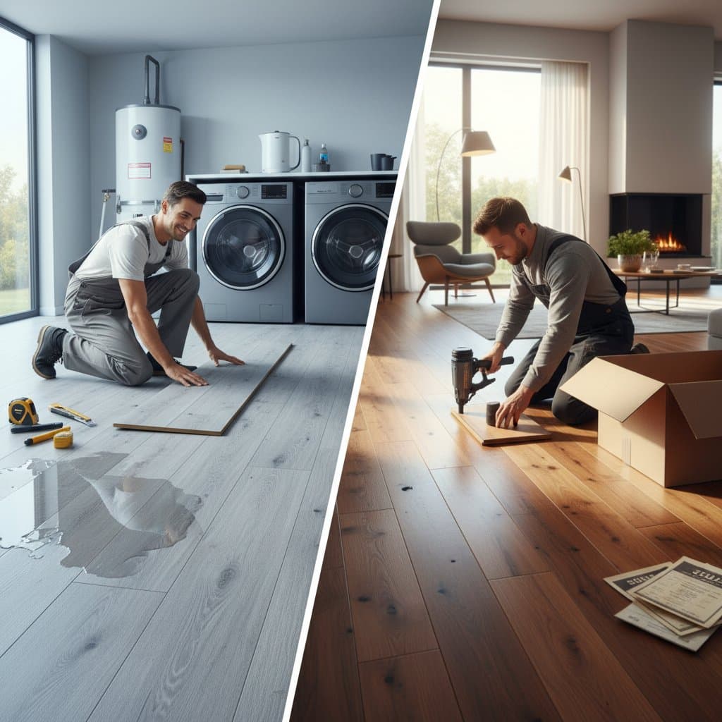 Image for LVP Costs Half as Much but Hardwood Pays Back