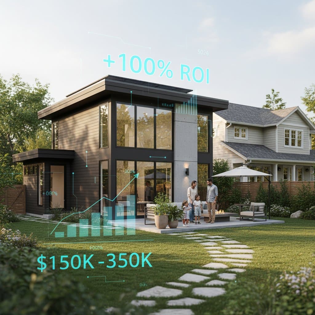 Image for ADU Costs Hit $150K-$350K With 50-100% ROI in 2026