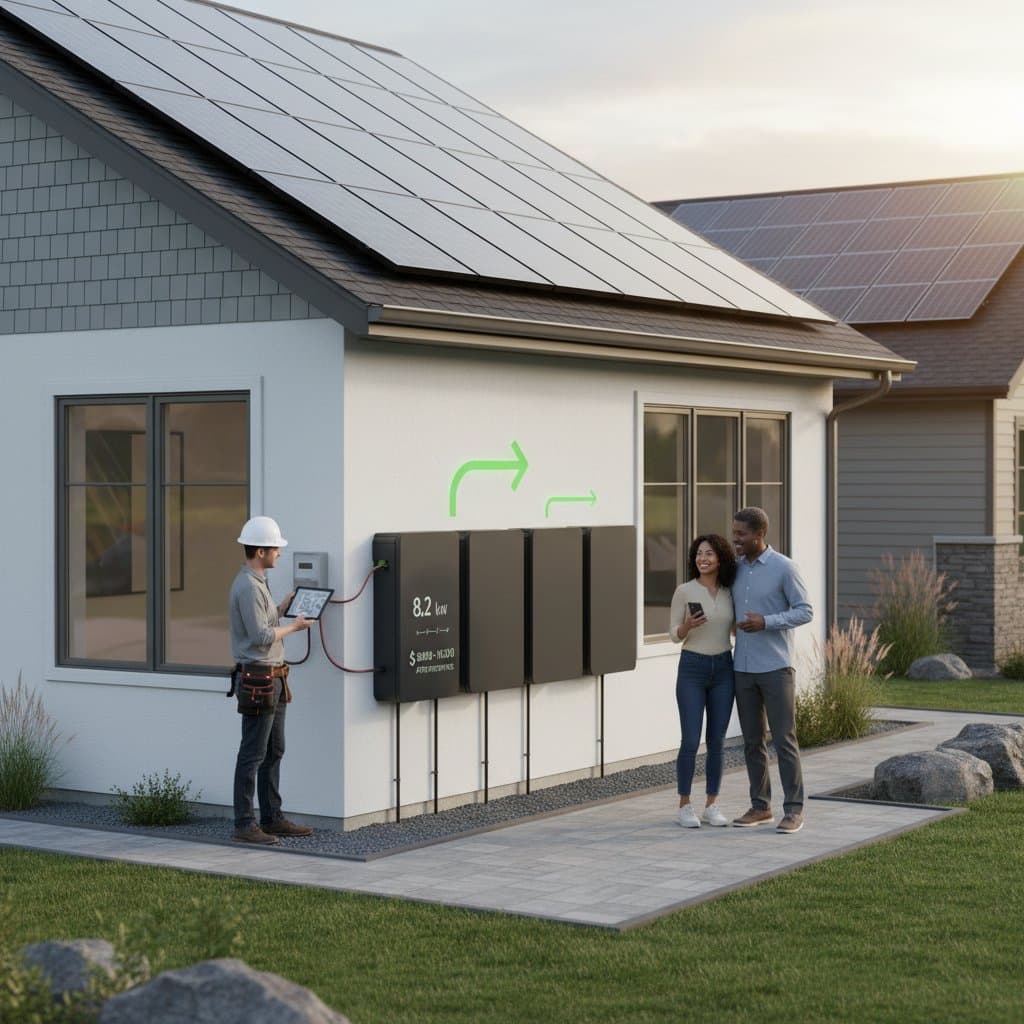 Image for Solar Batteries Cost $8K-$18K After Incentives