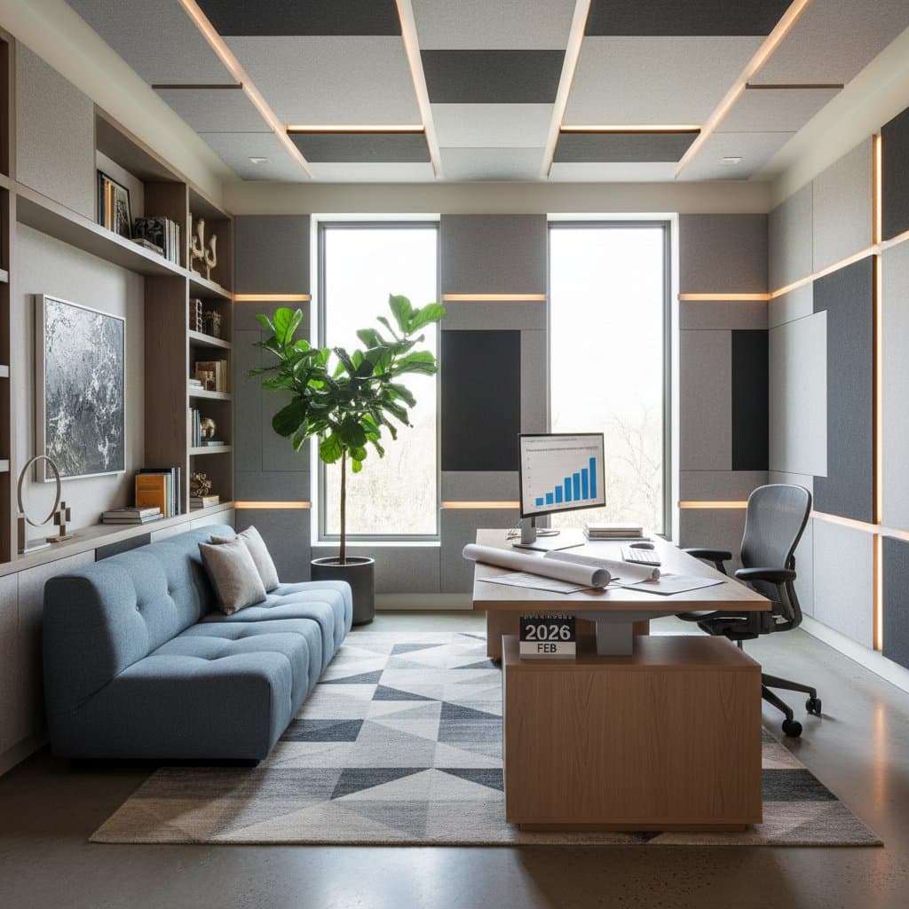 Image for Cut Noise, Boost ROI: Home Office Soundproofing Costs