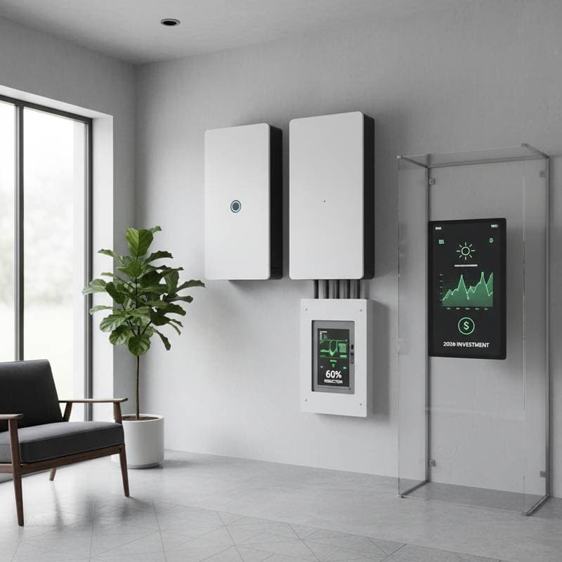 Image for Home Battery Storage Costs $8K-$20K in 2026