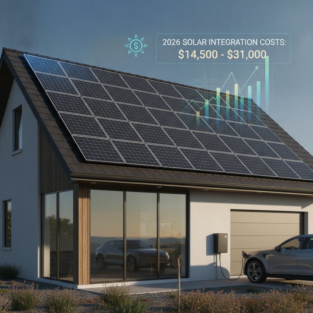 Featured image for Solar Integration Costs $14,500-$31,000 in 2026