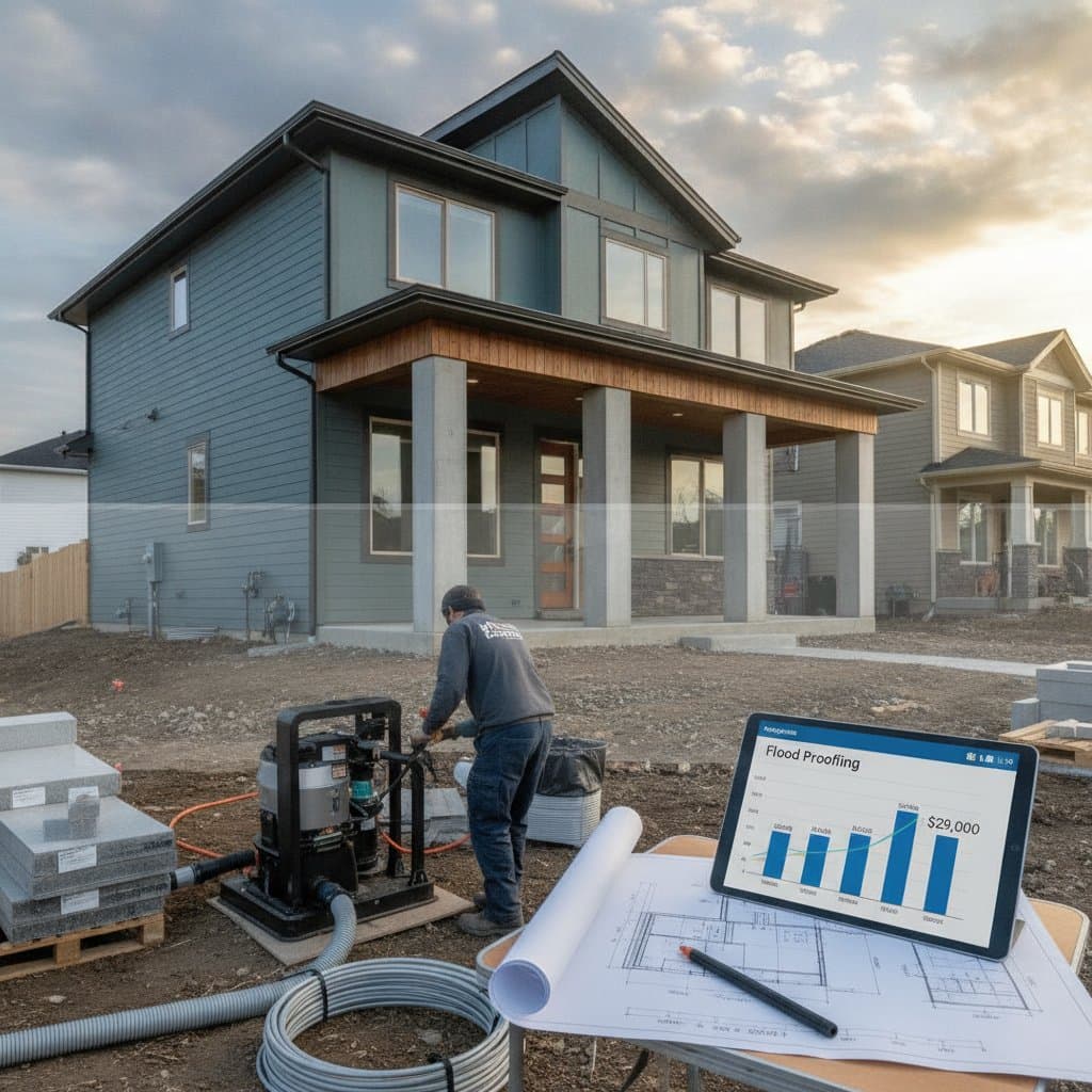 Featured image for Flood Proofing Costs: $10K to $65K for Climate Defense