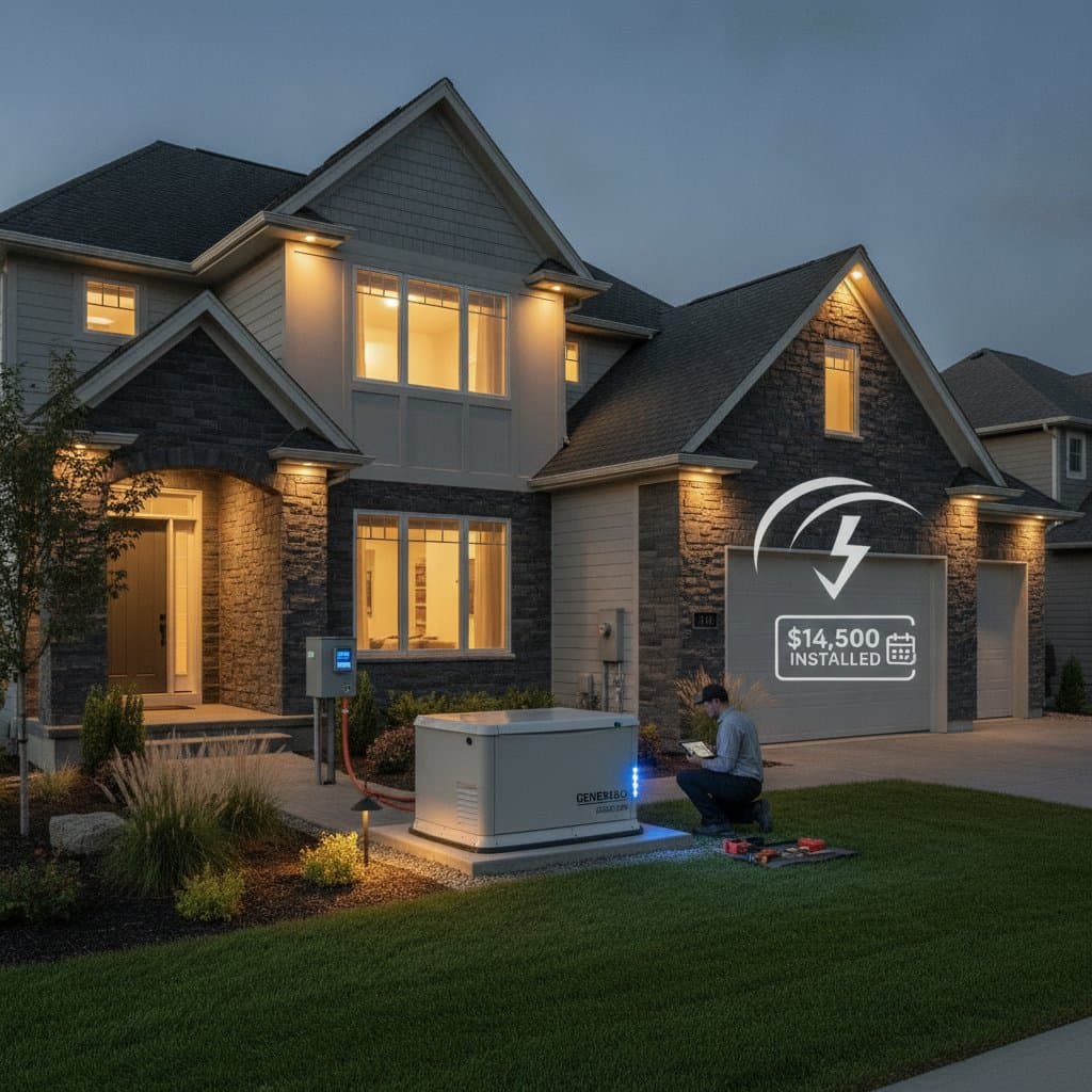 Featured image for Standby Generators Cost $7K–$20K Installed in 2026