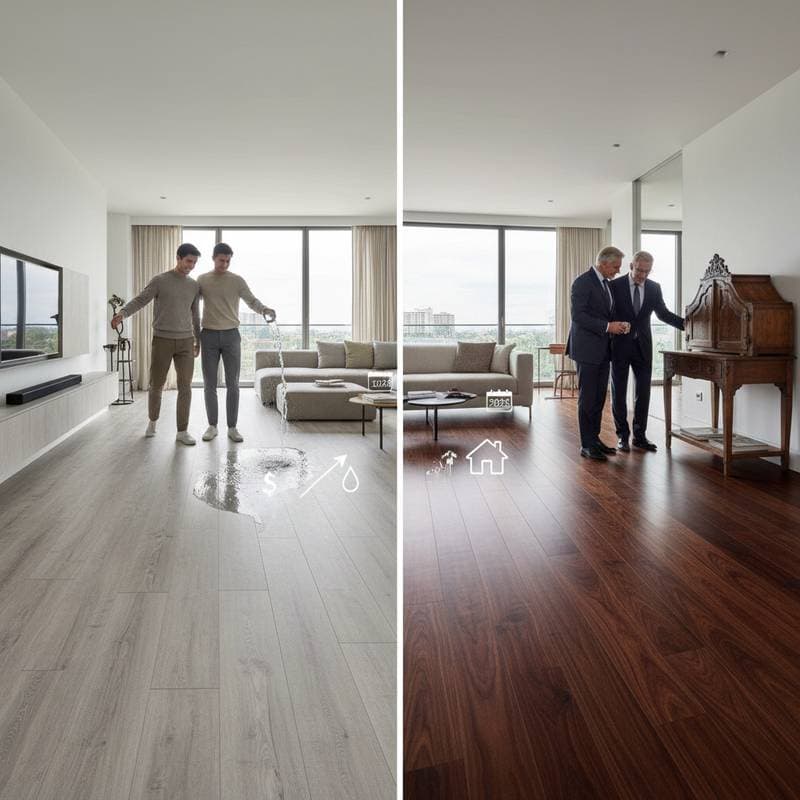 Featured image for LVP vs Hardwood: Which Flooring Wins on Value in 2025?