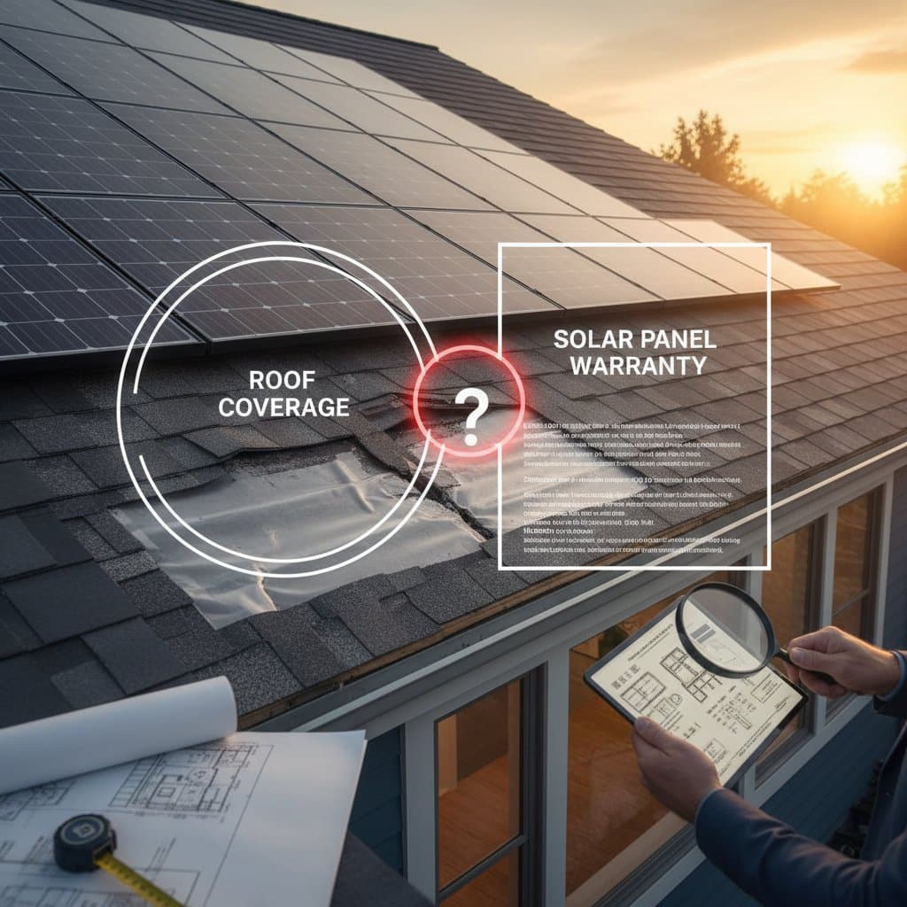 Image for Solar and Roof Warranties Rarely Cover the Same Damage