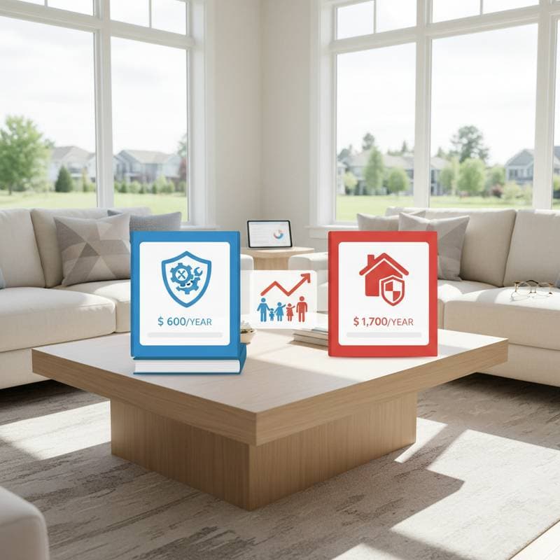 Image for Home Warranties Cost $600 vs Insurance at $1,700 Yearly