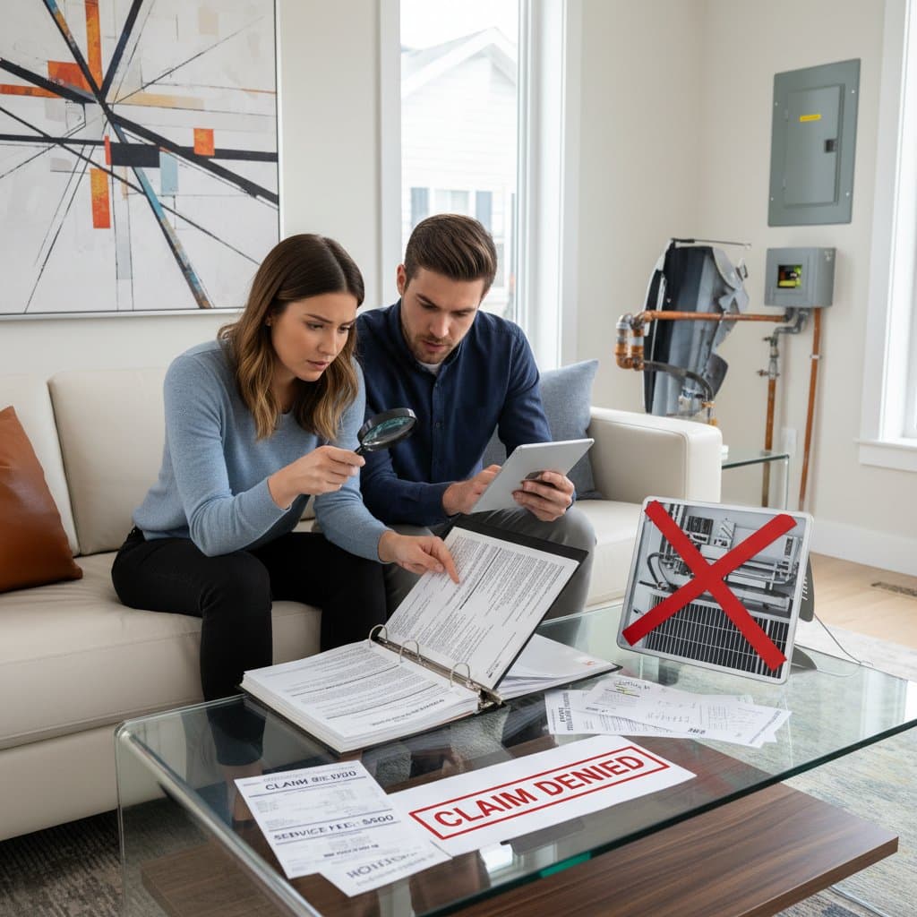 Image for Home Warranty Fine Print Hides Claim Denials