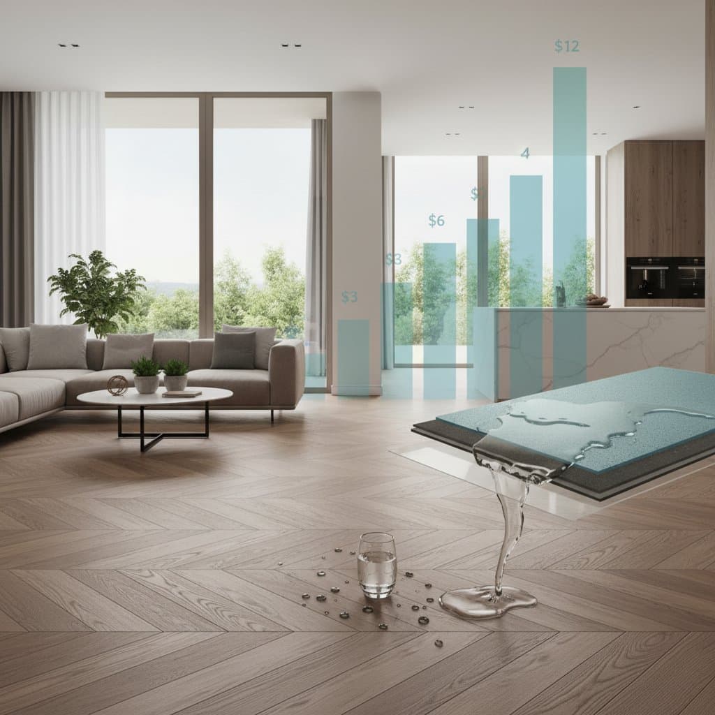 Image for Waterproof Flooring Costs $3-$12 Per Square Foot in 2026