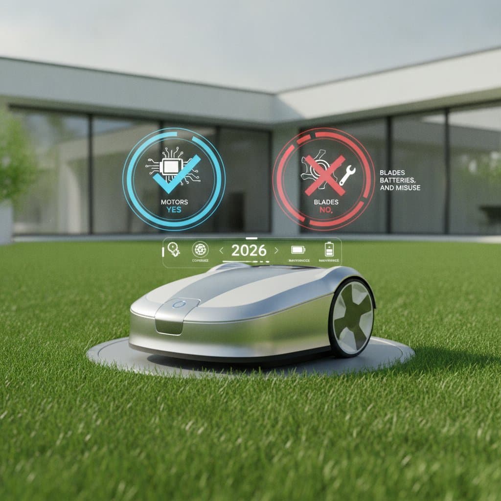Featured image for Robot Mower Coverage: Motors Yes, Blades No